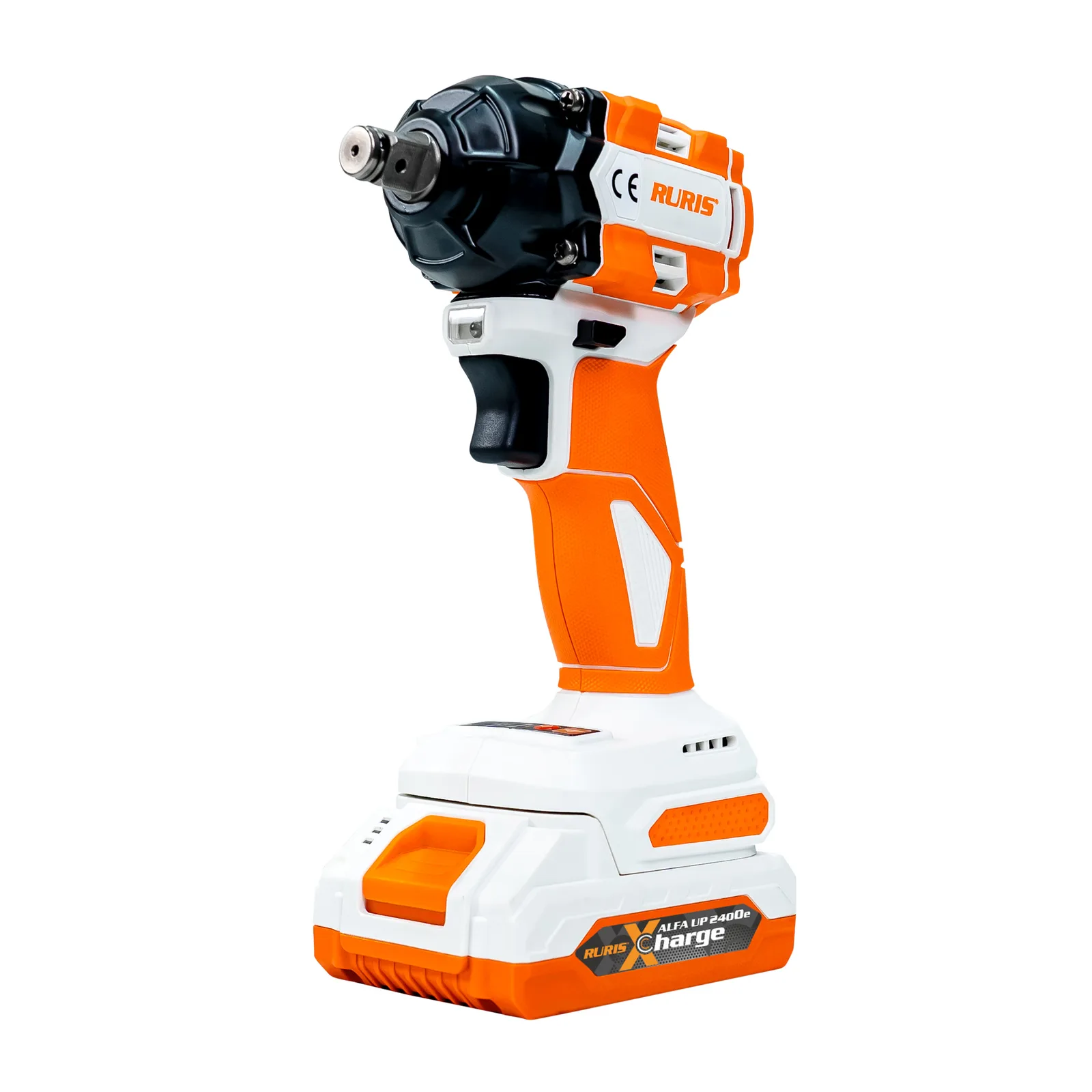Masina de insurubat cu impact pe acumulator RURIS RMX3500 Power Alfa Up, cuplu 350Nm, include acumulator 2400e X-Charge