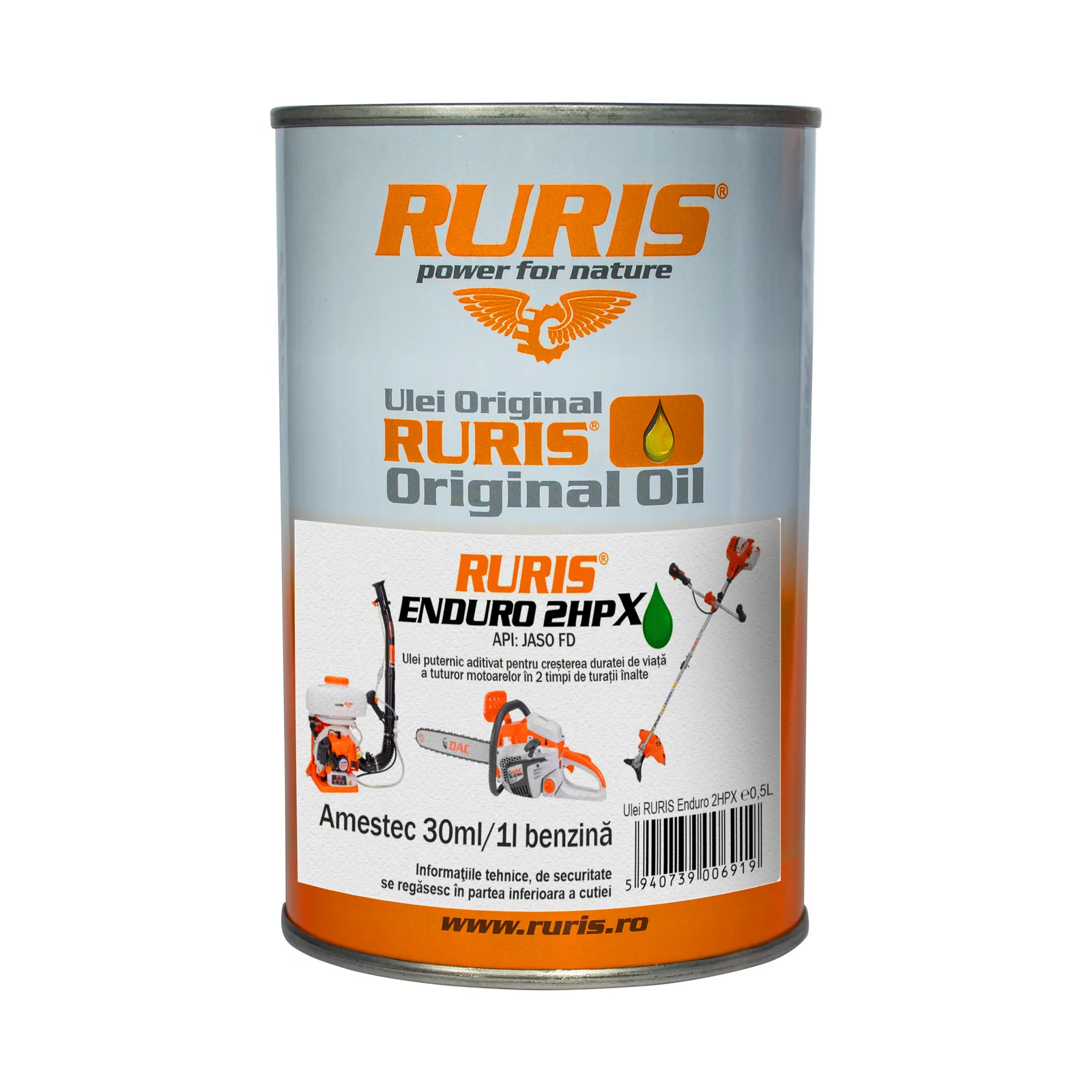 Ulei RURIS Enduro 2HPX 500ML JASO FD