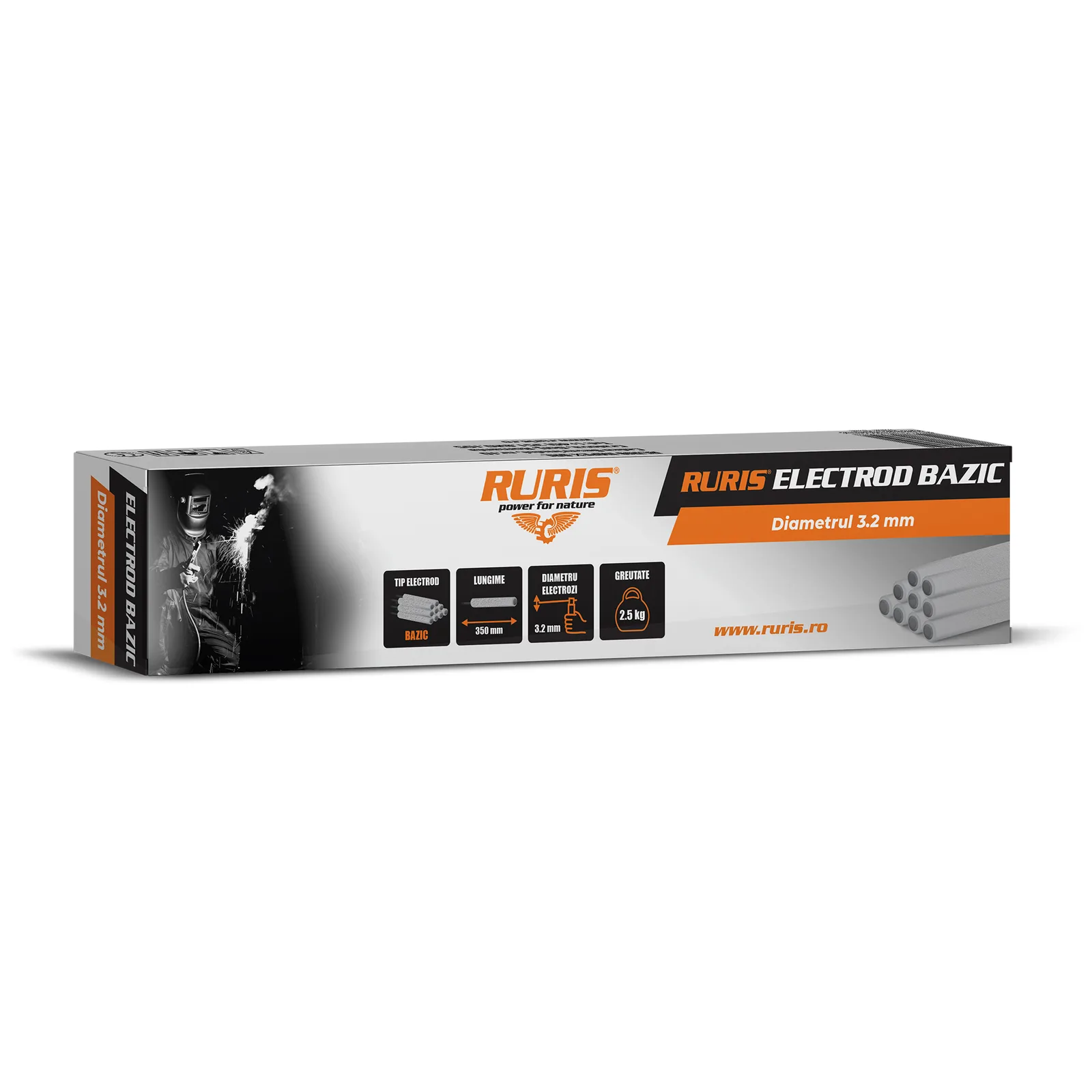 Electrod bazic RURIS 3.2mm 2,5kg