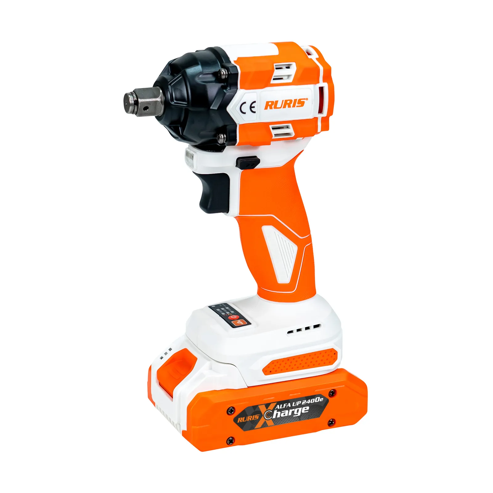 Masina de insurubat cu impact pe acumulator RURIS RMX3500 Power Alfa Up, cuplu 350Nm, include acumulator 2400e X-Charge