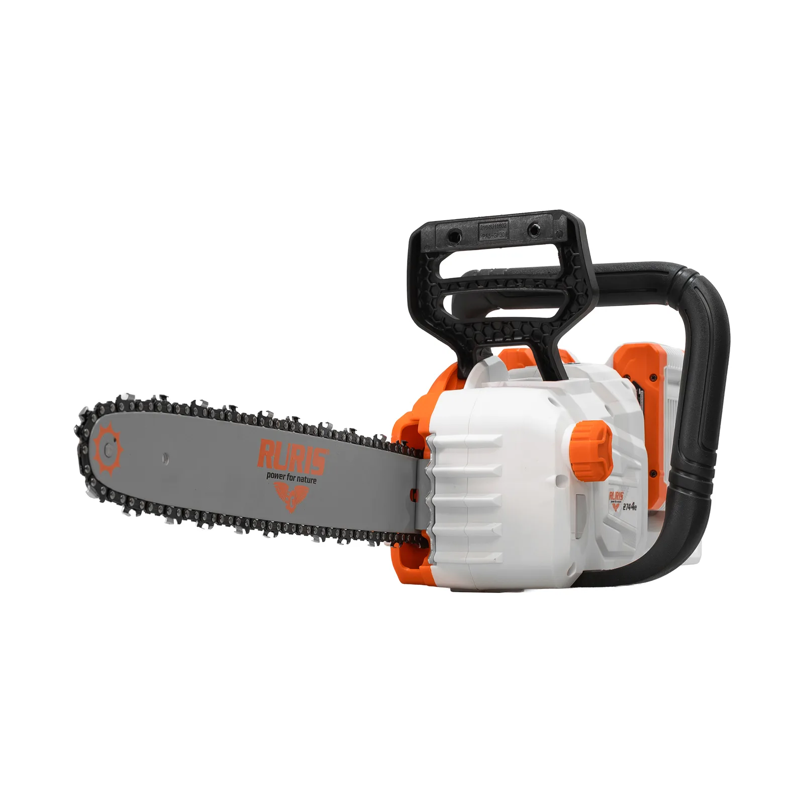 Electroferastrau pe acumulator RURIS 2744e, 2x20V, sina 400mm, viteza lant 25 m/s, include 2 acumulatori 2400e X-Charge