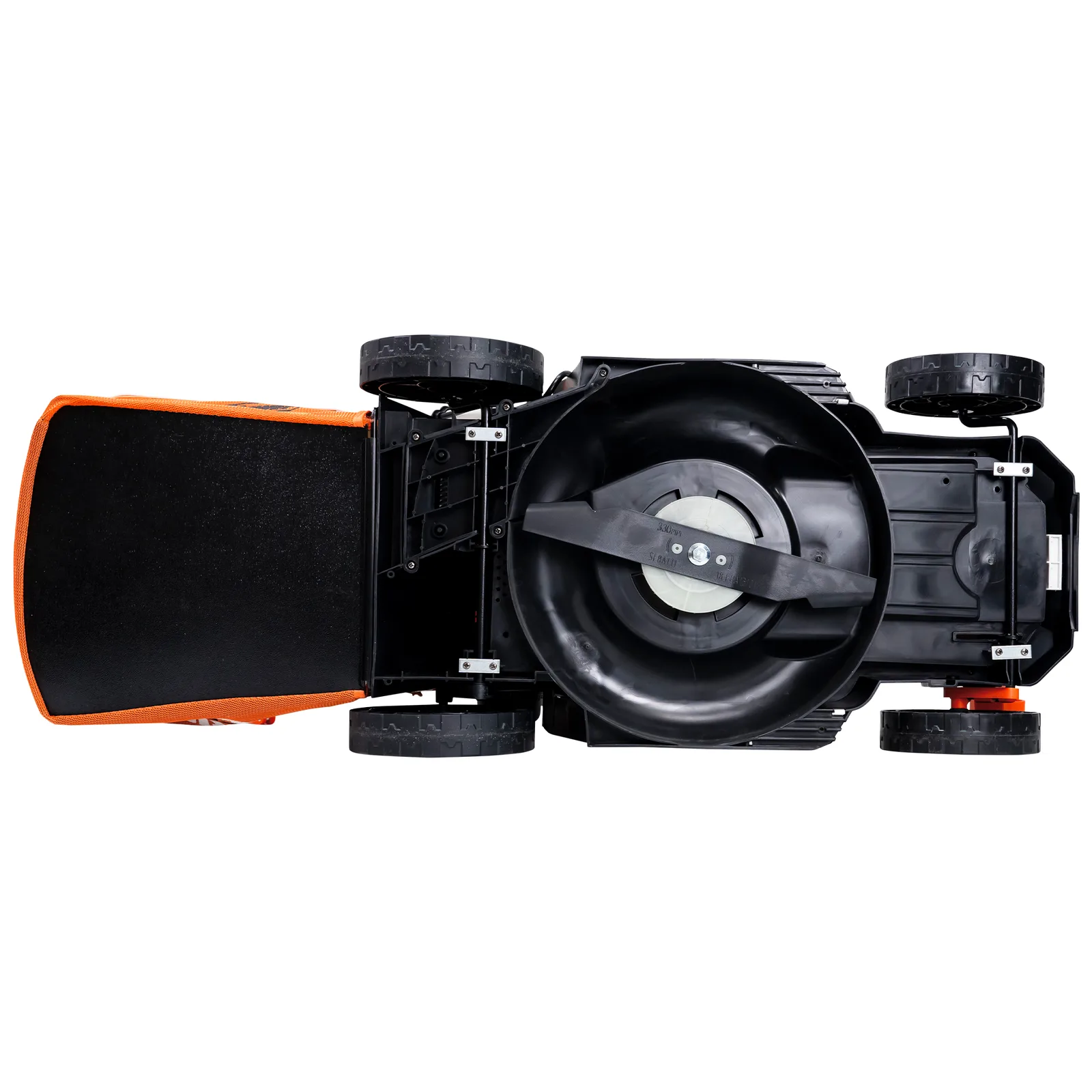 Masina de tuns gazon pe acumulator RURIS RXI3324e Power Alfa Up, 20V, latime de taiere 330mm, sac colector 30L, include acumulator si incarcator