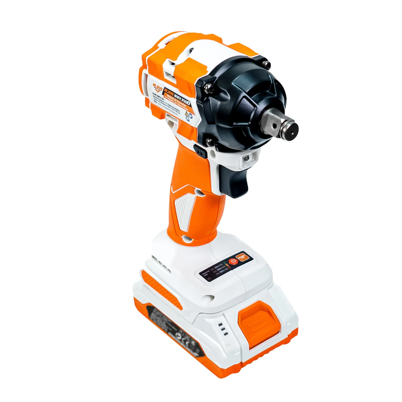 Masina de insurubat cu impact pe acumulator RURIS RMX3500 Power Alfa Up, cuplu 350Nm, include acumulator 2400e X-Charge