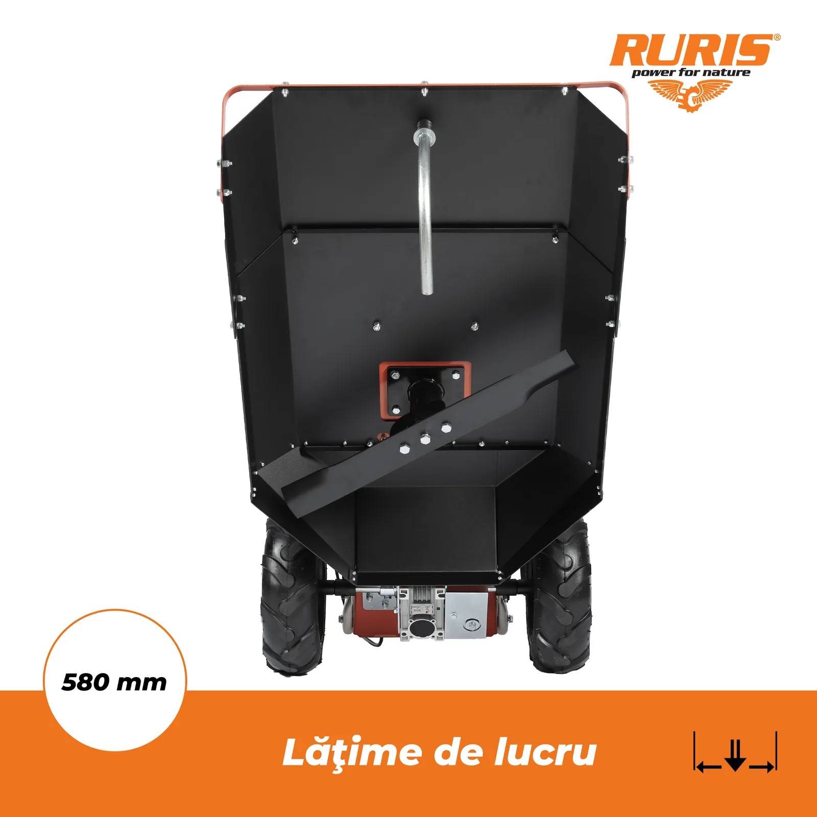 Motocositoare profesionala cu functie de mulcire RURIS 999k