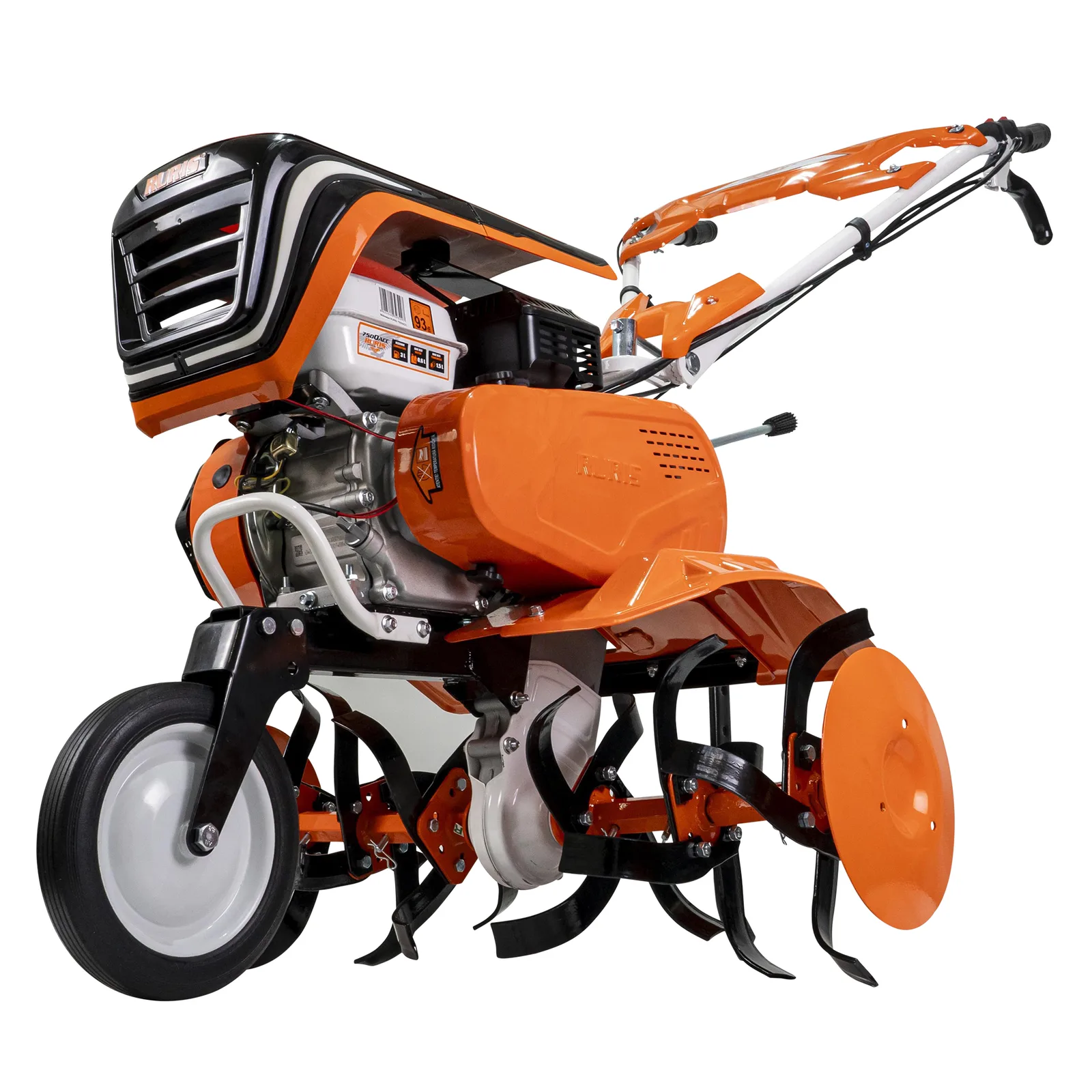 Motosapa RURIS 7500acc1 + roti cauciuc 4.00-8+rarita+roti metalice 350 fara manicot