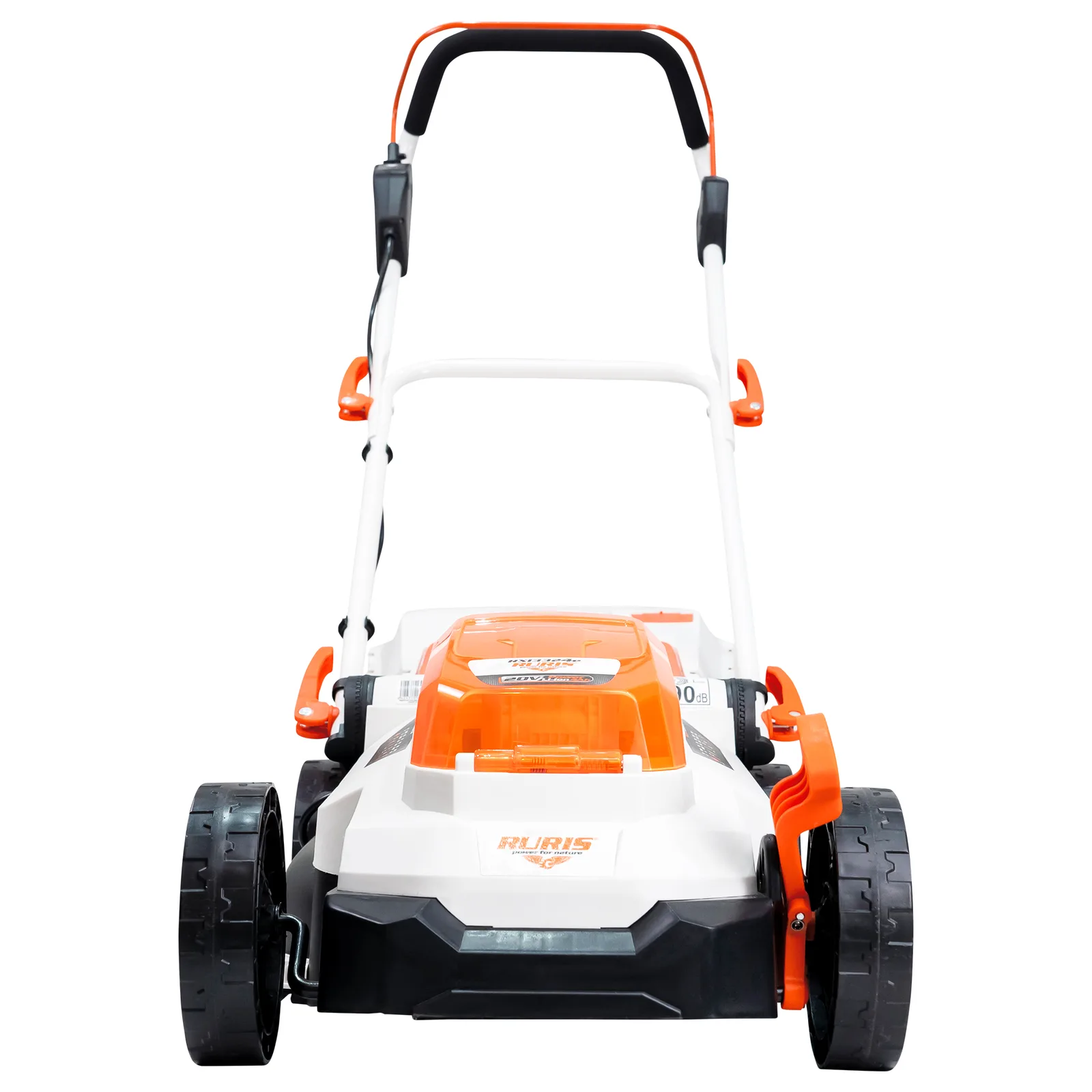Masina de tuns gazon pe acumulator RURIS RXI3324e Power Alfa Up, 20V, latime de taiere 330mm, sac colector 30L, include acumulator si incarcator
